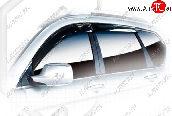 1 999 р. Дефлектора окон CA-Plastiс Great Wall Hover H6 (2012-2016) (Classic полупрозрачный, Без хром.молдинга)  с доставкой в г. Майкоп