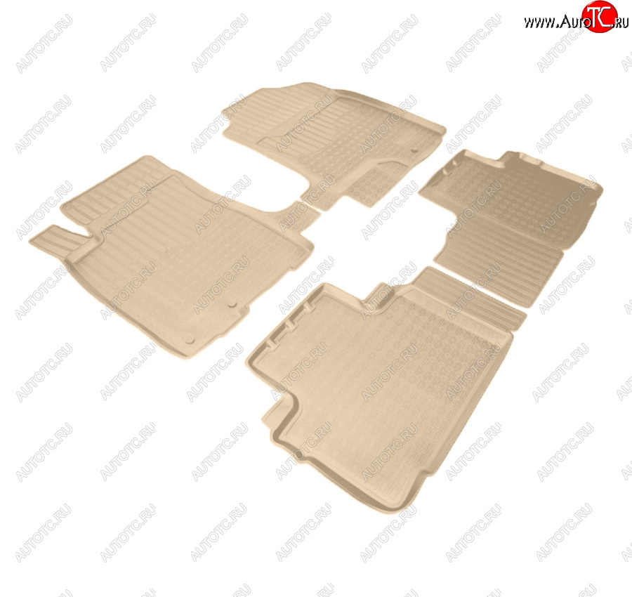 3 179 р. Коврики салона Norplast Unidec  Great Wall Hover H6 (2012-2016) (Цвет: бежевый)  с доставкой в г. Майкоп