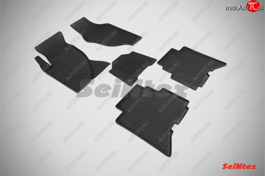 3 299 р. Износостойкие коврики в салон с рисунком Сетка TDA SeiNtex Premium 4 шт. (резина) Great Wall Hover H5 (2010-2017)  с доставкой в г. Майкоп