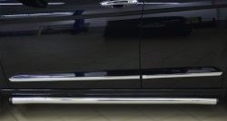 70 999 р. Защита порогов из круглой трубы диаметром 63 мм Russtal Great Wall Hover H6 (2012-2016) (Защита порогов с со скосами на торцах (вариант 1))  с доставкой в г. Майкоп. Увеличить фотографию 5