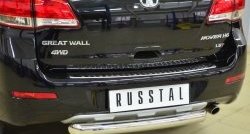 14 549 р. Одинарная защита заднего бампера из трубы диаметром 76 мм SLITKOFF Great Wall Hover H6 (2012-2016)  с доставкой в г. Майкоп. Увеличить фотографию 2