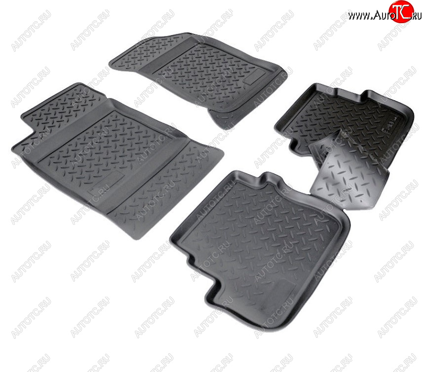 2 139 р. Комплект салонных ковриков Norplast Unidec Great Wall Safe (2001-2010) (Цвет: черный)  с доставкой в г. Майкоп