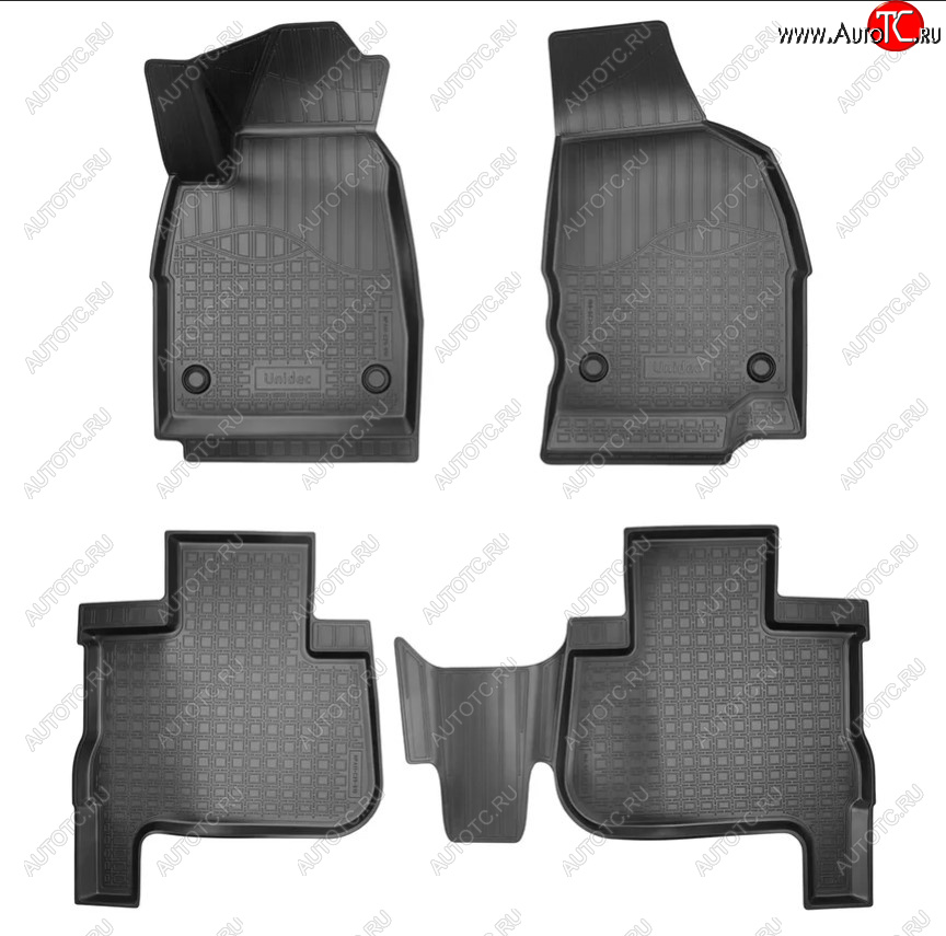 2 699 р. Коврики салона Norplast Unidec  Great Wall Wingle 7 (2018-2023) пикап (Цвет: черный)  с доставкой в г. Майкоп