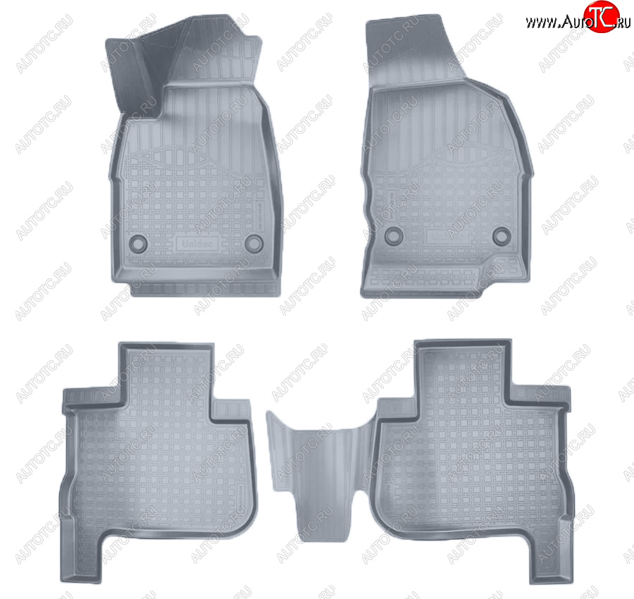 3 099 р. Коврики салона Norplast Unidec  Great Wall Wingle 7 (2018-2023) пикап (Цвет: серый)  с доставкой в г. Майкоп