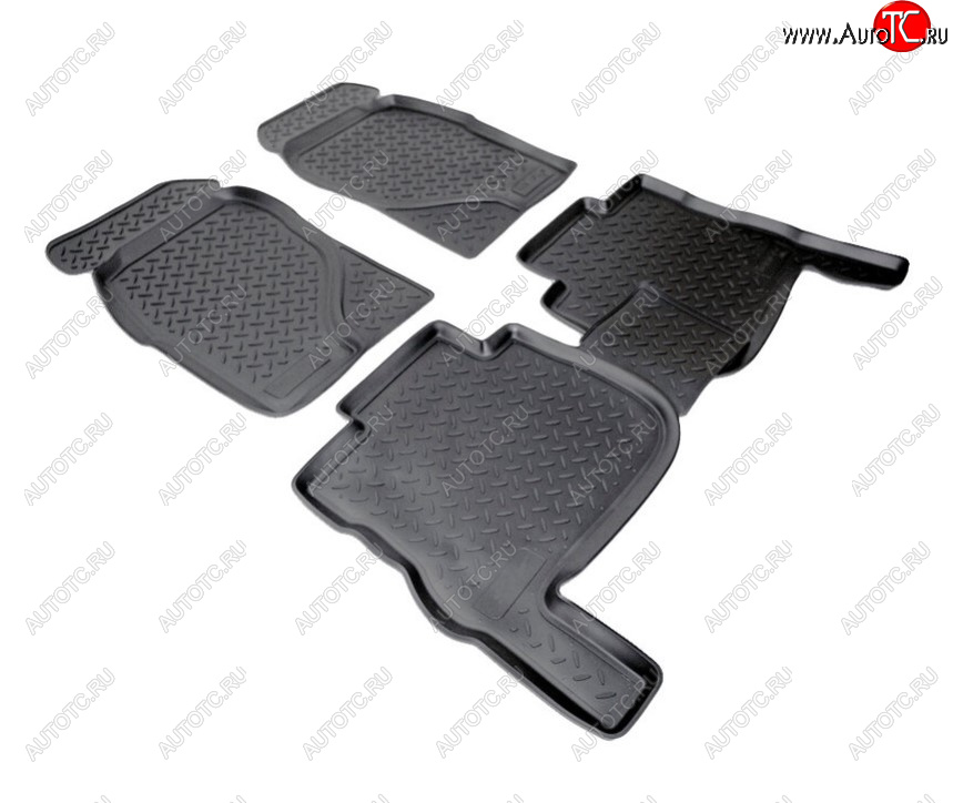 2 699 р. Комплект салонных ковриков Norplast Unidec  Great Wall Wingle 3 (2005-2011) (Цвет: черный)  с доставкой в г. Майкоп