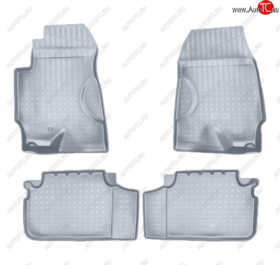 2 759 р. Коврики салона Norplast Unidec  Haima 7  S3 (2013-2016) (Цвет: серый)  с доставкой в г. Майкоп
