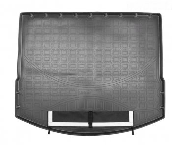 Коврик багажника Norplast Haval F7 - F7x (Черный с погрузочным ковриком (фартуком))