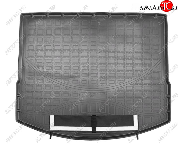 2 999 р. Коврик багажника Norplast  Haval F7 - F7x (Черный с погрузочным ковриком (фартуком))  с доставкой в г. Майкоп