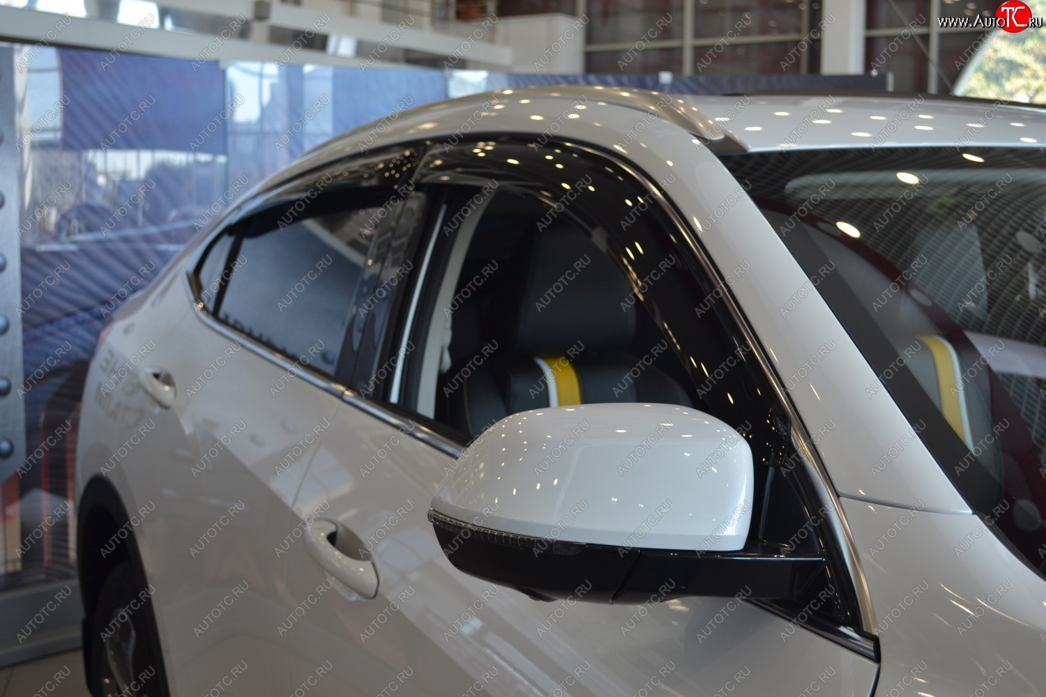 3 199 р. Дефлектора окон SIM Haval F7x дорестайлинг (2019-2022)  с доставкой в г. Майкоп