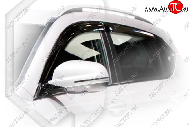 2 079 р. Дефлектор капота CA-Plastiс  Haval H2 (2014-2021) (Classic полупрозрачный, Без хром.молдинга)  с доставкой в г. Майкоп