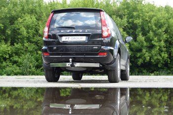 16 009 р. Фаркоп PT GROUP /съемный квадрат/ с НЕРЖ накладкой HAVAL H5 2020-2023/ DW Hover H5 2010- (HVH991101) Haval H5 рестайлинг (2020-2023)  с доставкой в г. Майкоп. Увеличить фотографию 3