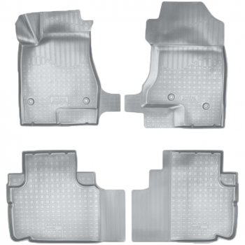 Коврики салонные Noplast (3D) Haval H6 (2013-2020) (Серые)