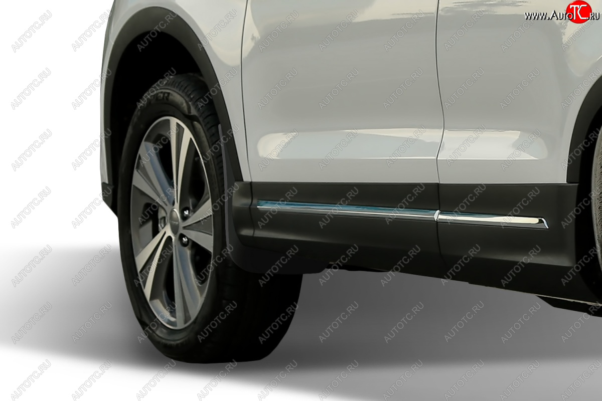 1 249 р. Брызговики Frosch (optimum, без порогов) Haval H6 дорестайлинг (2016-2019) (Передние)  с доставкой в г. Майкоп