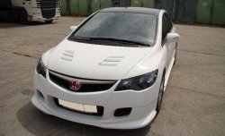 18 999 р. Передний бампер INGS Extreem  Honda Civic  FD (2005-2011) седан дорестайлинг, седан рестайлинг (Неокрашенный)  с доставкой в г. Майкоп. Увеличить фотографию 3