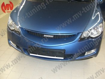 4 599 р. Решетка радиатора MUGEN  Honda Civic  FD (2005-2008) седан дорестайлинг (Неокрашенная)  с доставкой в г. Майкоп. Увеличить фотографию 3