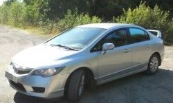 1 649 р. Реснички на фары CT Honda Civic FD седан дорестайлинг (2005-2008) (Неокрашенные)  с доставкой в г. Майкоп. Увеличить фотографию 3