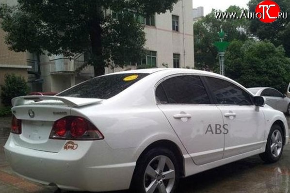 5 399 р. Спойлер M-VRS Honda Civic FD седан дорестайлинг (2005-2008) (Неокрашенный)  с доставкой в г. Майкоп
