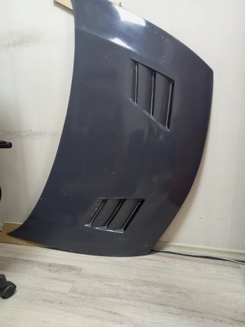 27 999 р. Пластиковый капот Mugen Style  Honda Civic  FD (2005-2011) седан дорестайлинг, седан рестайлинг (Неокрашенный)  с доставкой в г. Майкоп. Увеличить фотографию 3