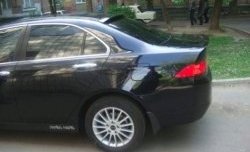 4 399 р. Козырёк на заднее стекло CT Honda Accord 7 CL седан дорестайлинг (2002-2005) (Неокрашенный)  с доставкой в г. Майкоп. Увеличить фотографию 2