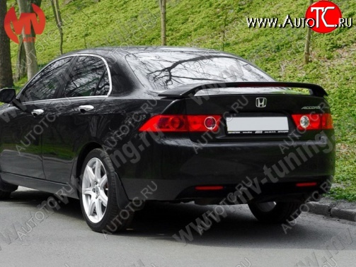 6 499 р. Спойлер на крышку багажника Modulo (без стоп-сигнала)  Honda Accord  7 CL (2002-2008) седан дорестайлинг, седан рестайлинг (Неокрашенный)  с доставкой в г. Майкоп