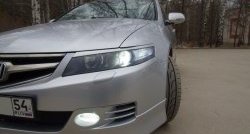 849 р. Реснички Evolution Honda Accord 7 CL седан дорестайлинг (2002-2005) (Неокрашенные)  с доставкой в г. Майкоп. Увеличить фотографию 8