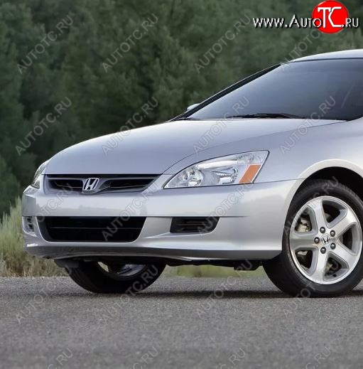 9 349 р. Бампер передний (купе, USA) TYG Honda Accord 7 CL седан дорестайлинг (2002-2005) (Неокрашенный)  с доставкой в г. Майкоп