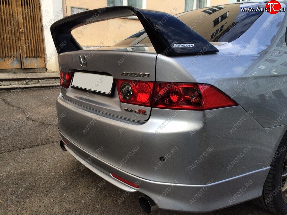 7 799 р. Спойлер MUGEN Style Honda Accord 7 CL седан дорестайлинг (2002-2005) (Неокрашенный)  с доставкой в г. Майкоп
