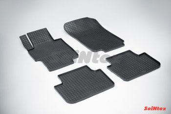 Износостойкие резиновые коврики в салон Сетка Seintex Honda Accord ( 7 CL,  7 CM) (2002-2008) седан дорестайлинг, универсал дорестайлинг, седан рестайлинг, универсал рестайлинг