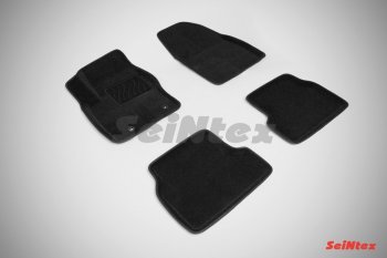 Комплект 3D ковриков в салон Seintex Honda Accord ( 7 CL,  7 CM) (2002-2008) седан дорестайлинг, универсал дорестайлинг, седан рестайлинг, универсал рестайлинг (Чёрный)