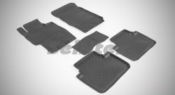 Износостойкие коврики в салон с высоким бортом SeiNtex Premium 4 шт. (резина) Honda Accord ( 7 CL,  7 CM) (2002-2008) седан дорестайлинг, универсал дорестайлинг, седан рестайлинг, универсал рестайлинг