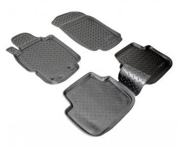 Комплект салонных ковриков Norplast Unidec Honda Accord ( 7 CL,  7 CM) (2002-2008) седан дорестайлинг, универсал дорестайлинг, седан рестайлинг, универсал рестайлинг (Цвет: черный)