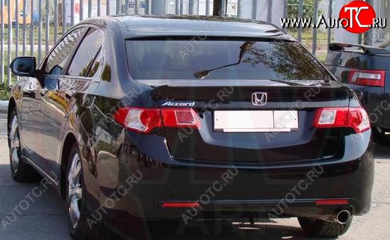 4 199 р. Козырёк на заднее стекло Tuning-Sport Honda Accord 8 CU седан дорестайлинг (2008-2011) (Неокрашенный)  с доставкой в г. Майкоп