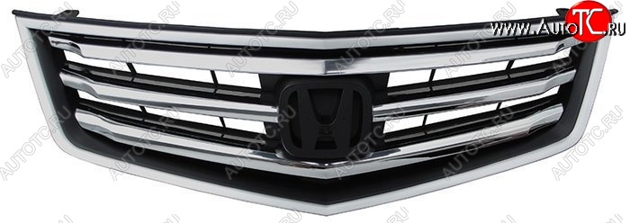5 599 р. Решётка радиатора SAT (хром) Honda Accord 8 CU седан дорестайлинг (2008-2011)  с доставкой в г. Майкоп