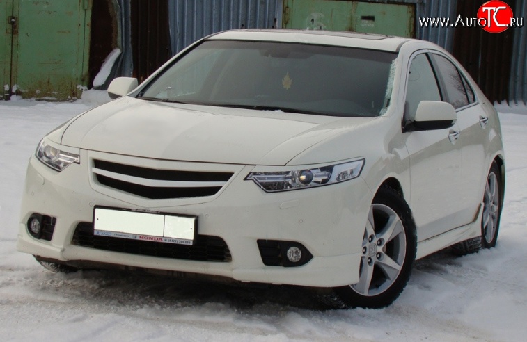 5 349 р. Решётка радиатора Sport 3  Honda Accord ( 8 CU,  8 CW) (2011-2013) седан рестайлинг, универсал рестайлинг (Неокрашенная)  с доставкой в г. Майкоп