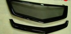 4 899 р. Решётка радиатора (дорестайлинг) Sport v3 Honda Accord 8 CU седан дорестайлинг (2008-2011) (Неокрашенная, Без сетки)  с доставкой в г. Майкоп. Увеличить фотографию 2