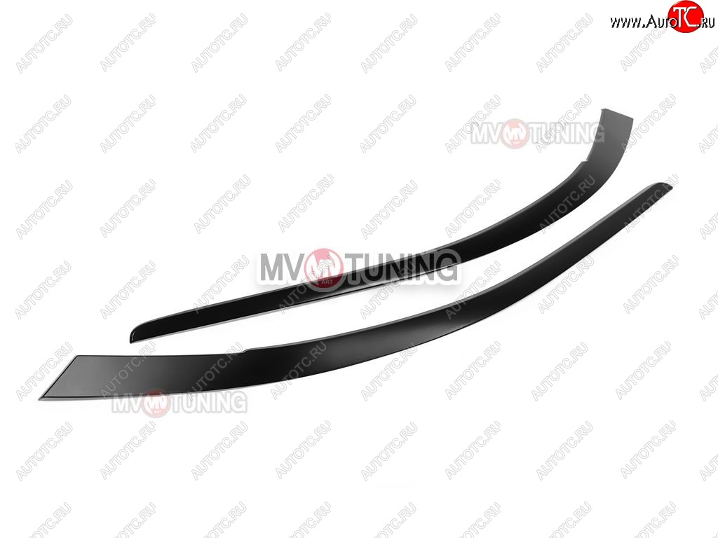 1 299 р. Реснички на фары Mv-tuning  Honda Accord  8 CU (2008-2011) седан дорестайлинг (Неокрашенные)  с доставкой в г. Майкоп