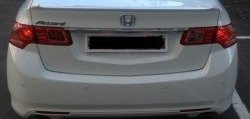 2 999 р. Лип спойлер Лезвие Honda Accord 8 CU седан дорестайлинг (2008-2011) (Неокрашенный)  с доставкой в г. Майкоп. Увеличить фотографию 2