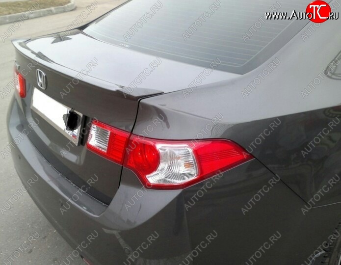 2 999 р. Лип спойлер Лезвие Honda Accord 8 CU седан дорестайлинг (2008-2011) (Неокрашенный)  с доставкой в г. Майкоп