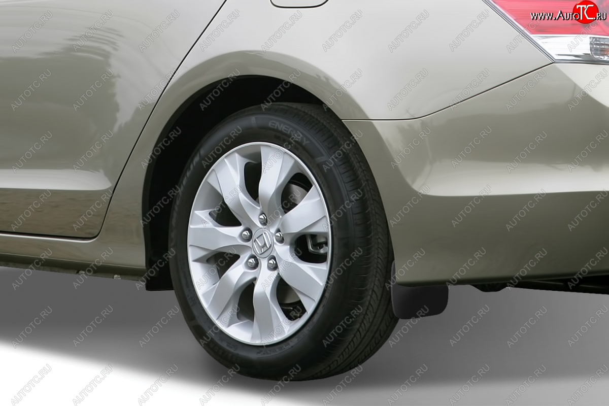 215 р. Задние брызговики Frosch Honda Accord 8 CU седан дорестайлинг (2008-2011)  с доставкой в г. Майкоп