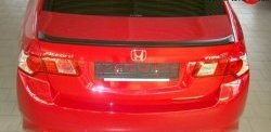 5 099 р. Накладка крышки багажника Elegance (липспойлер) Honda Accord 8 CU седан дорестайлинг (2008-2011) (Неокрашенный)  с доставкой в г. Майкоп. Увеличить фотографию 6