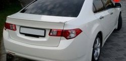 5 099 р. Накладка крышки багажника Elegance (липспойлер) Honda Accord 8 CU седан дорестайлинг (2008-2011) (Неокрашенный)  с доставкой в г. Майкоп. Увеличить фотографию 9