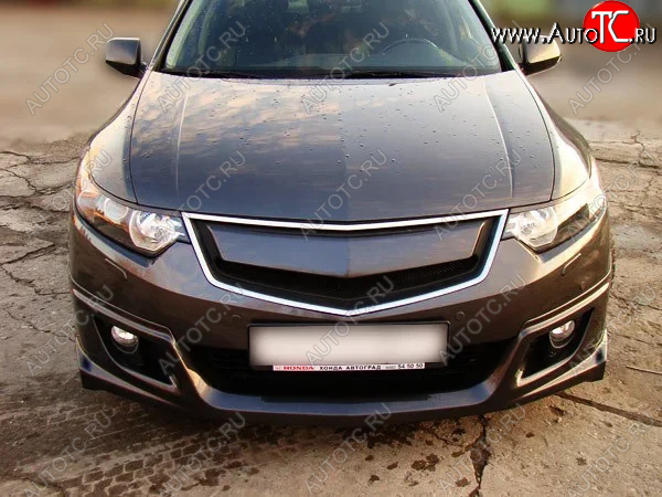 3 099 р. Решётка радиатора Mugen  Honda Accord  8 CU (2008-2011) седан дорестайлинг (Неокрашенные)  с доставкой в г. Майкоп