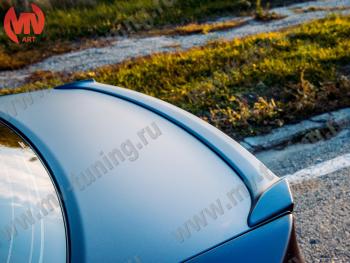 4 199 р. Лип спойлер на крышку багажника MV-Tuning  Honda Accord  8 CU (2008-2013) седан дорестайлинг, седан рестайлинг (Неокрашенный)  с доставкой в г. Майкоп. Увеличить фотографию 4