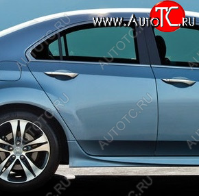 13 799 р. Правая дверь задняя BodyParts  Honda Accord  8 CU (2008-2013) седан дорестайлинг, седан рестайлинг (Неокрашенная)  с доставкой в г. Майкоп