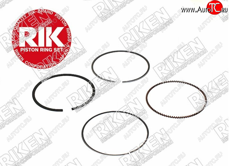 2 099 р. Комплект поршневых колец на 1 поршень RIKEN (R20A3/20A2, 0,25) Honda CR-V RE1,RE2,RE3,RE4,RE5,RE7 рестайлинг (2009-2012)  с доставкой в г. Майкоп