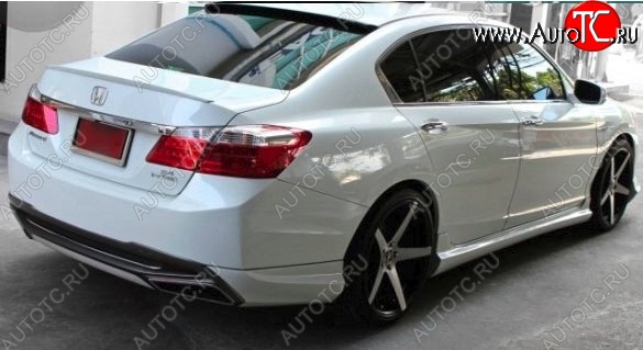 5 149 р. Козырёк на заднее стекло CT Honda Accord 9 CR седан дорестайлинг (2013-2016) (Неокрашенный)  с доставкой в г. Майкоп