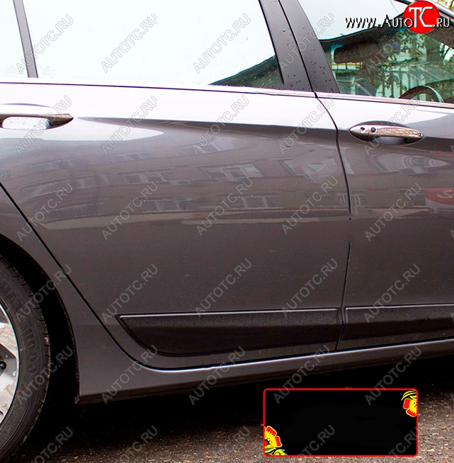809 р. Молдинг двери RA (Задний правый) Honda Accord 9 CR седан дорестайлинг (2013-2016) (Поверхность шагрень)  с доставкой в г. Майкоп