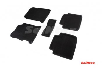 Комплект ковриков в салон Seintex (ворсовые) Honda Accord  9 CR (2013-2020) седан дорестайлинг, седан рестайлинг (Серый)