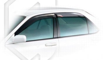 Дефлектора окон (CL1,CL3, CF3-CF5) CA-Plastiс Honda Accord  6 CF (1997-2002) седан дорестайлинг, седан рестайлинг (Classic полупрозрачный, Без хром.молдинга)