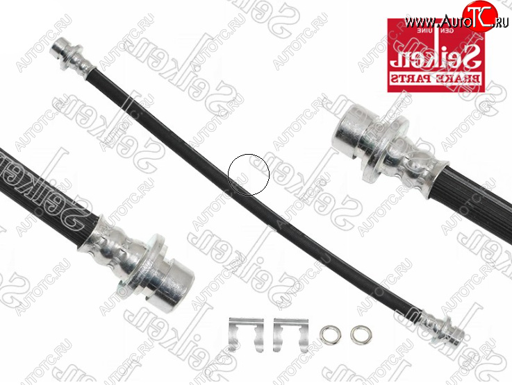 629 р. Правый задний тормозной шланг SEIKEN Honda Airwave 1 GJ дорестайлинг (2003-2008)  с доставкой в г. Майкоп